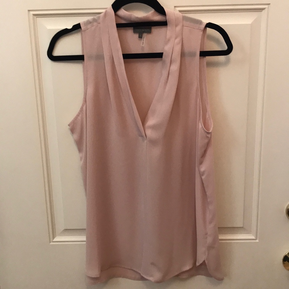 Soft Dusty Pink Sleeveless Top